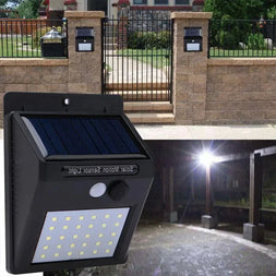 Lâmpada Solar LED com Sensor de Movimento